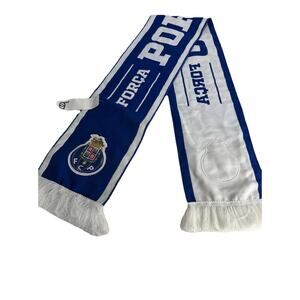 FC Porto Blue White Portugal Football Fringe Scarf